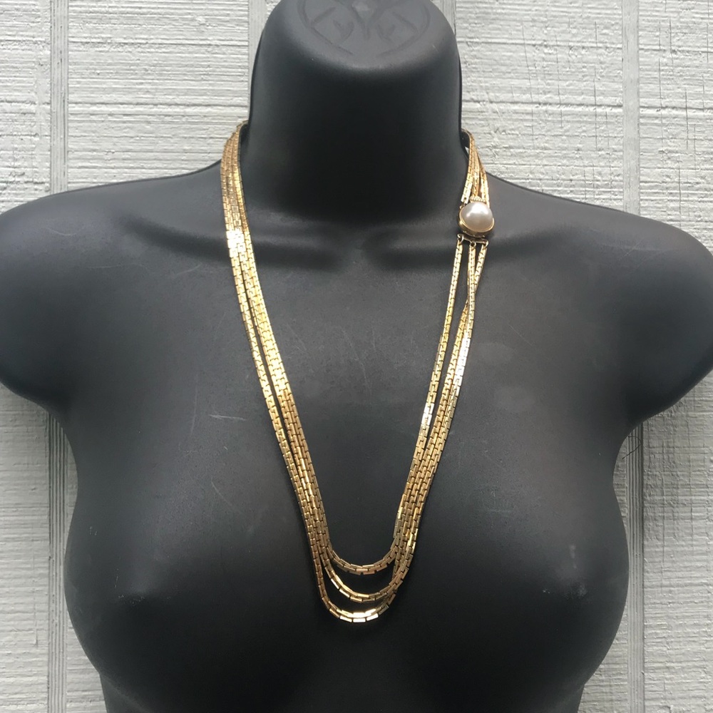 Vintage multi strand necklace
